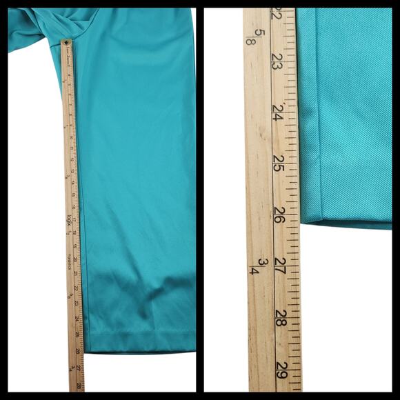 Alfred Dunner Pants Womens 12P Petite Lot of 3 Gray Turquoise Sky Blue Pull On - Picture 12 of 16